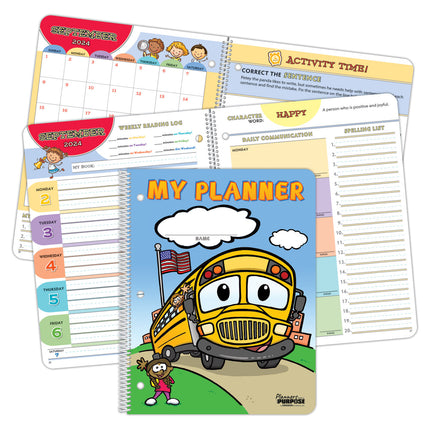 Primary Elementary Student Agenda Planner 1020D