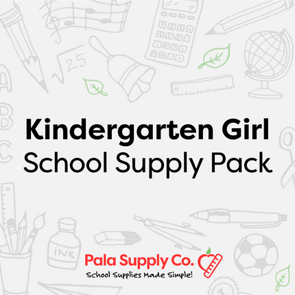 Kindergarten GIRL School Supply Pack - Mauriceville Elementary