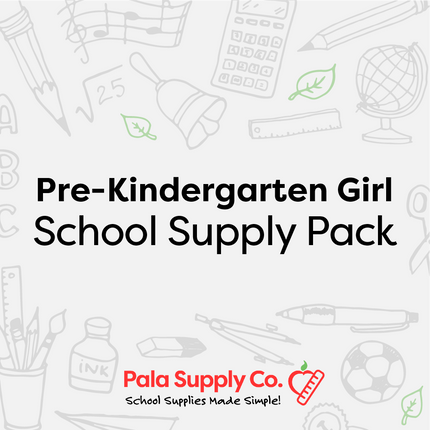 PreK GIRL School Supply Pack - Carver ES