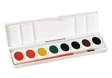 Watercolors set Prang 8 colors washable