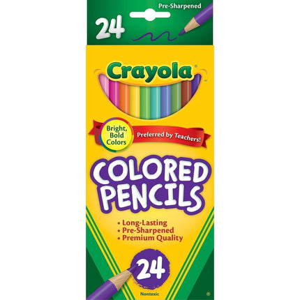colored pencil 24 count crayola