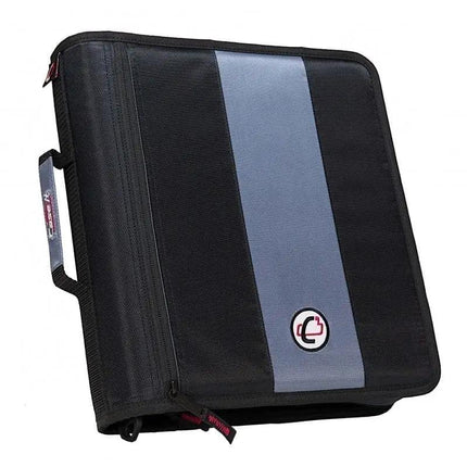 Case-It Binder, zipper, 2 inch, the classic, two inside pockets, handle & strap, d-251