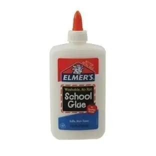 Glue, Elmers school washable, 7-5/8 bottle