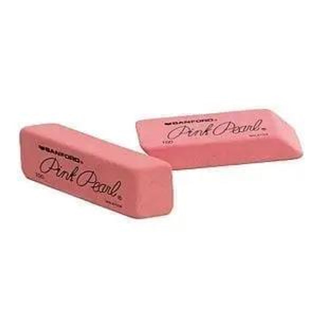 Eraser pink papermate bevel large
