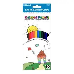 Colored Pencils 12 count Bazic