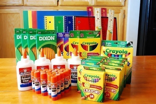 Build your own pack of school supplies!