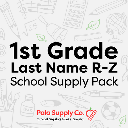 1st Grade R-Z School Supply Pack - Hemlock Creek ES