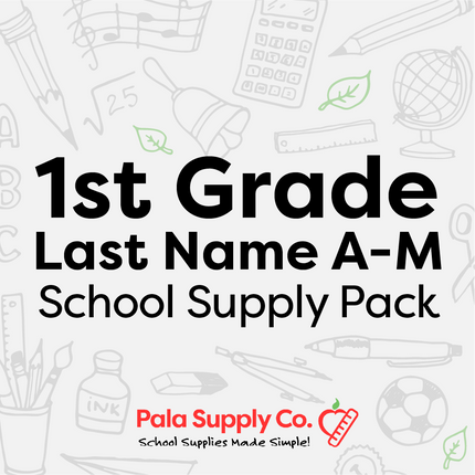 1st Grade A-M School Supply Pack - Hemlock Creek ES