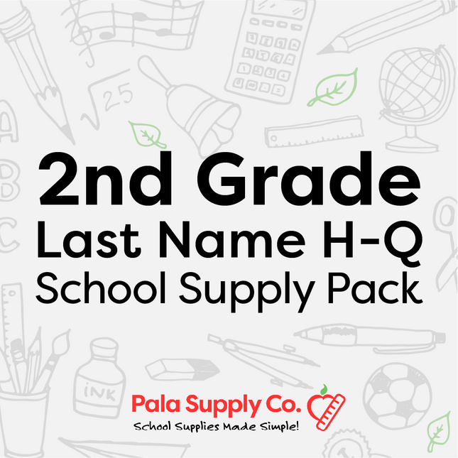 2nd Grade H-Q School Supply Pack - Hemlock Creek ES