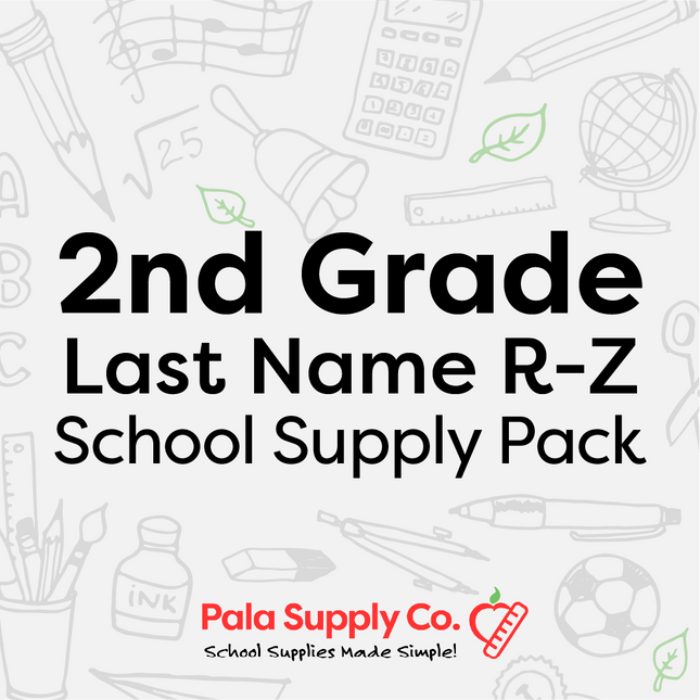 2nd Grade R-Z School Supply Pack - Hemlock Creek ES