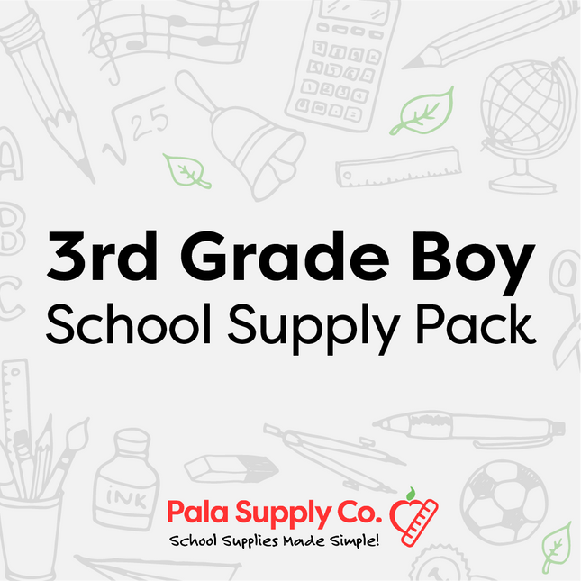 3rd Grade BOY School Supply Pack - Bell ES