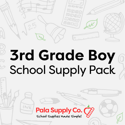 3rd Grade BOY School Supply Pack - Petal Elementary