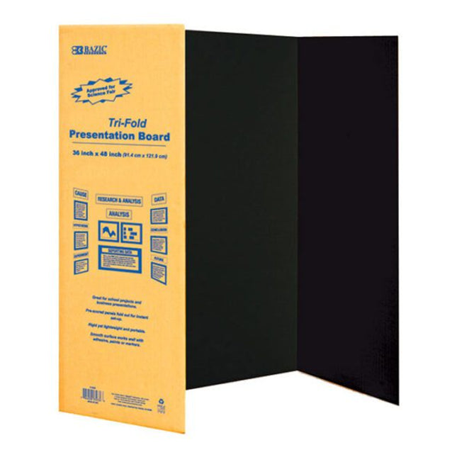 Science Fair Presentation Display Board Black