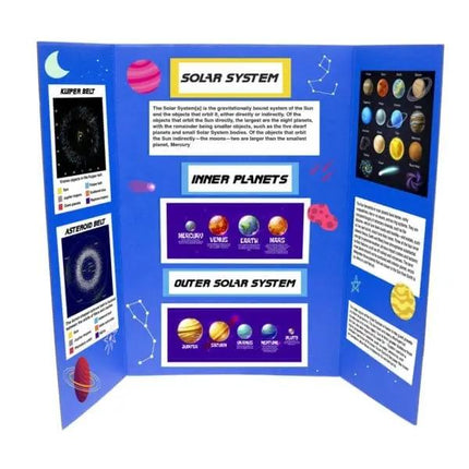 Science Fair Presentation Display Boards - Asst Colors Case of 24