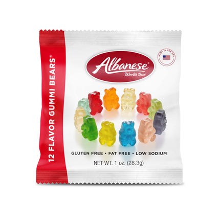 Albanese Sweet & Sour Gummi Fundraiser Pack - 1 Case (4 Bags of 60 Pouches)