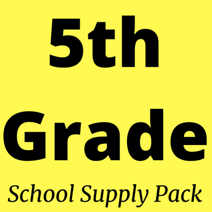 5th grade school supply pack