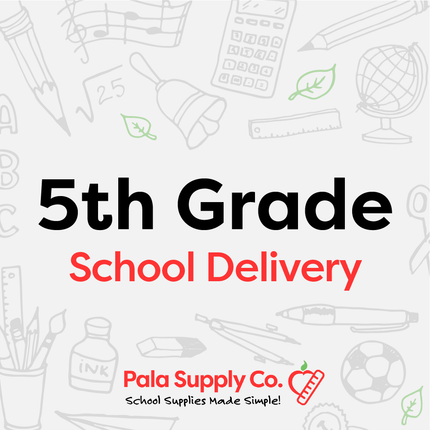 5th Grade SCHOOL DELIVERY - Minshew ES
