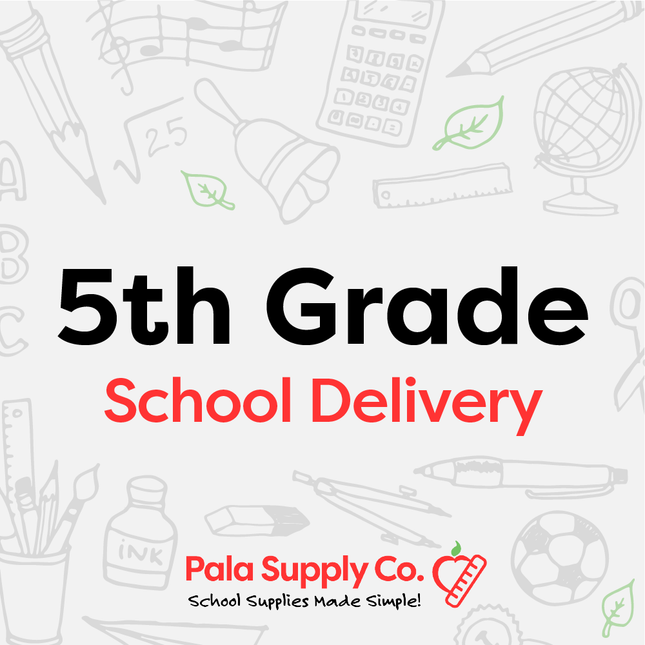 5th Grade SCHOOL DELIVERY - Minshew ES
