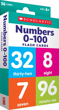 Scholastic Flash Cards: Numbers 0 - 100
