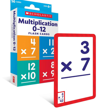 Scholastic Flash Cards: Multiplication 0 - 12