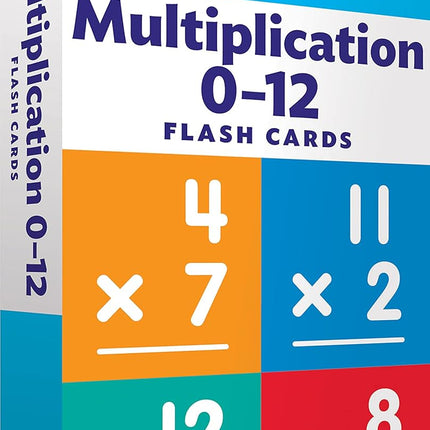 Scholastic Flash Cards: Multiplication 0 - 12
