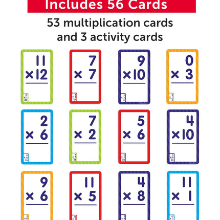 Scholastic Flash Cards: Multiplication 0 - 12