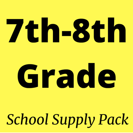 7th & 8th Grade School Supply Pack - Runnels Academy