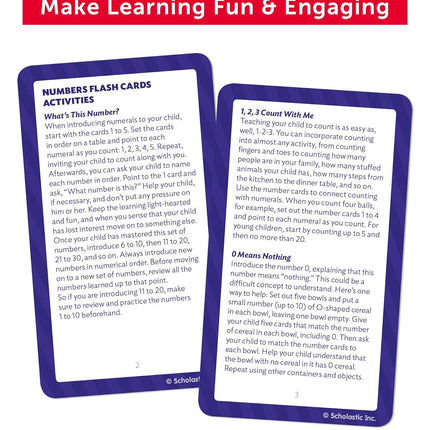 Scholastic Flash Cards: Numbers 0 - 100