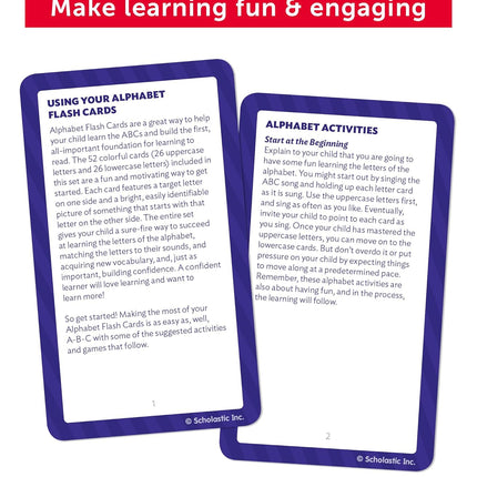 Scholastic Flash Cards: Alphabet