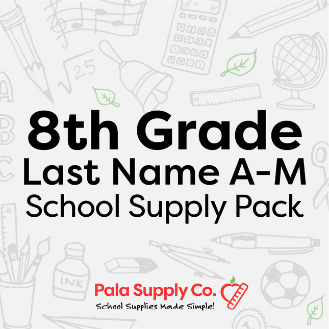 8th Grade A-M School Supply Pack - Weimar Junior High
