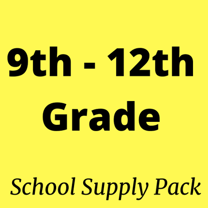 9th-12th Grade School Supply Pack - Oakbrook Prep