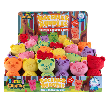 Yummy Gummy Backpack Buddies - 3 Displays of 36