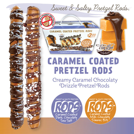 Pretzel Rods Fundraiser $2.00 Seller Master case of 4 / 60 count boxes