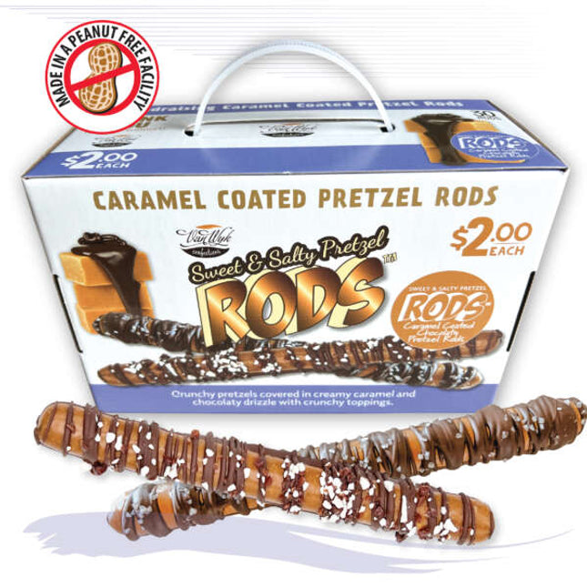 Pretzel Rods Fundraiser $2.00 Seller Master case of 4 / 60 count boxes