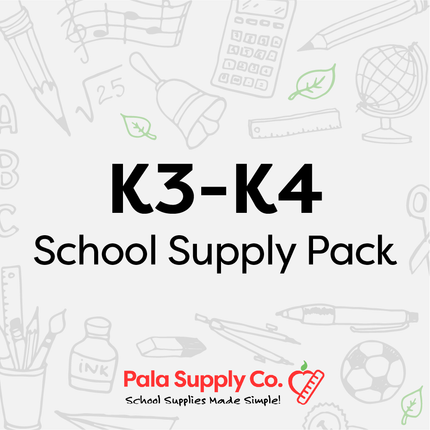 K3-K4 School Supply Pack - St. Sava Orthodox School