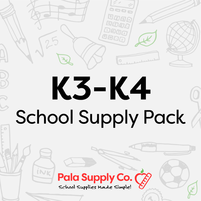 K3-K4 School Supply Pack - St. Sava Orthodox School