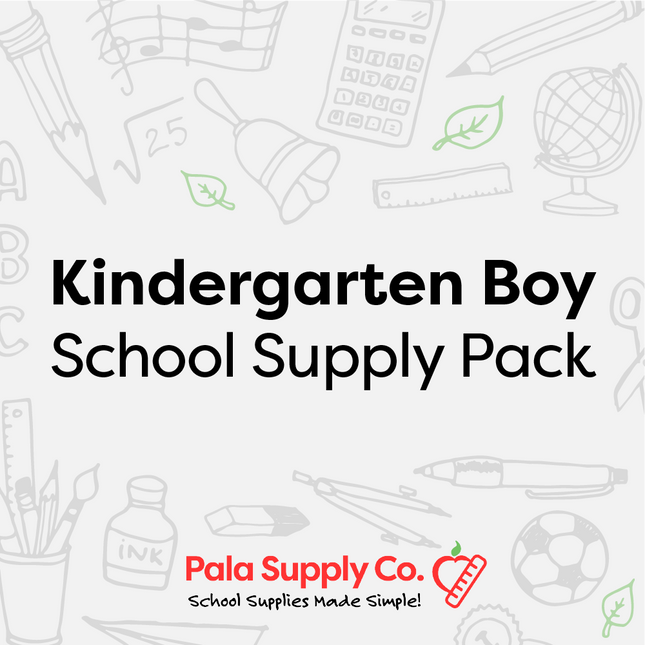 Kindergarten BOY School Supply Pack - Lone Star ES