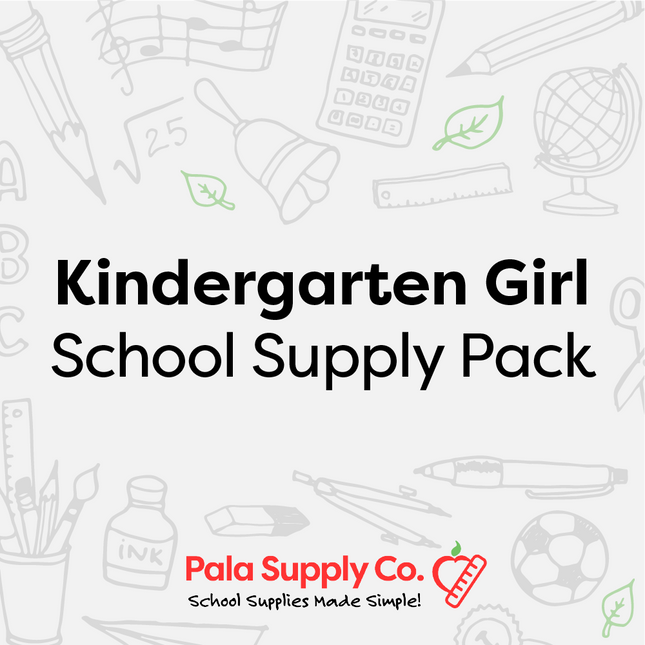 Kindergarten GIRL School Supply Pack - Lone Star ES