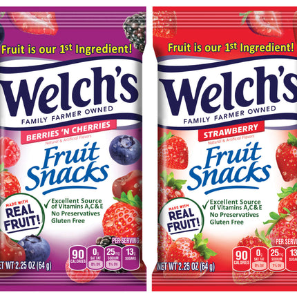 Welch's Fruit Snacks Fundraiser - 1 Case (4 Carriers of 30 Bags)