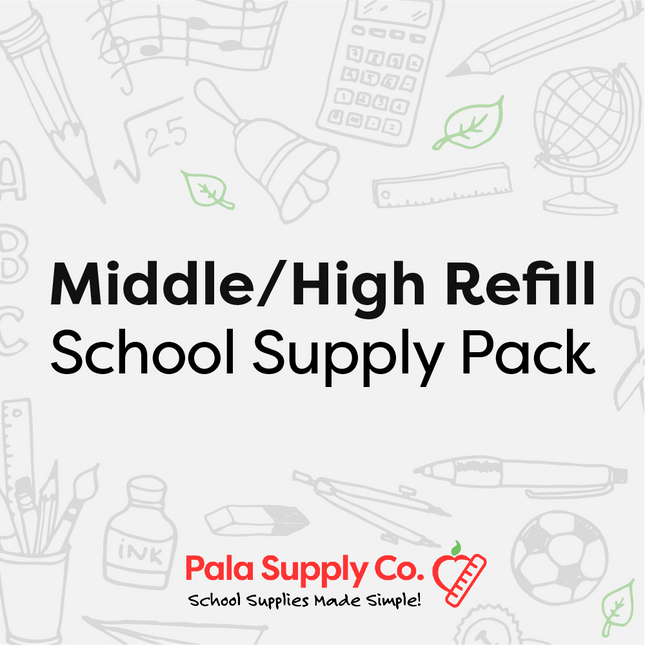 Middle/High REFILL Pack - Christian Academy Schools