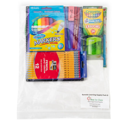 Distance Remote Learning Home School Supply Pack - Value