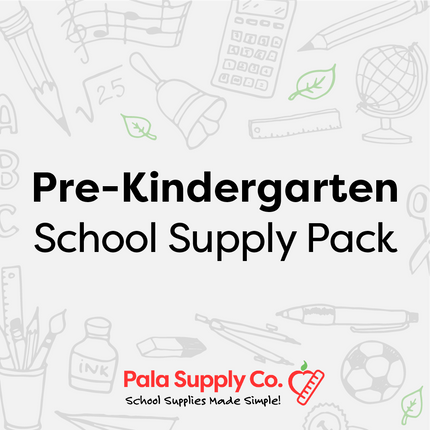 Pre-Kindergarten School Supply Pack - Hebron Valley Elementary
