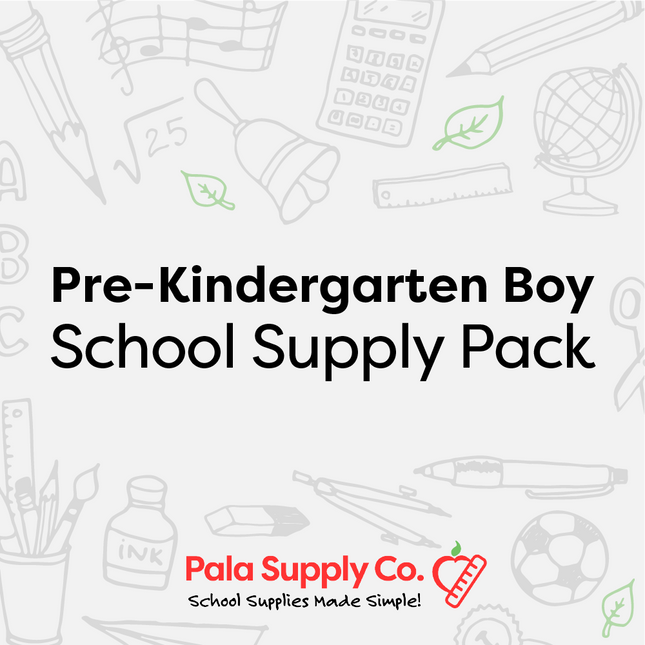 Pre-Kindergarten BOY School Supply Pack - Boles ES