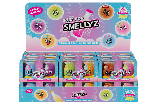 Soda Pop Smellyz - 3 Displays of 30 (2-Pack)