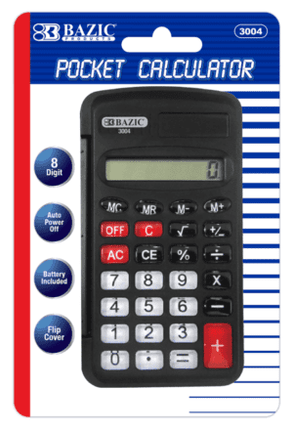 8-Digit Pocket Size Calculator