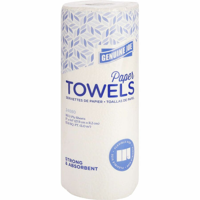 Paper Towels, 2-Ply Kitchen, 160 Sheets per Roll
