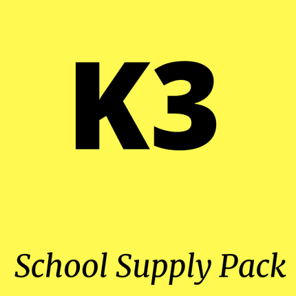 K3 Grade School Supply Pack - North Sunflower Academy