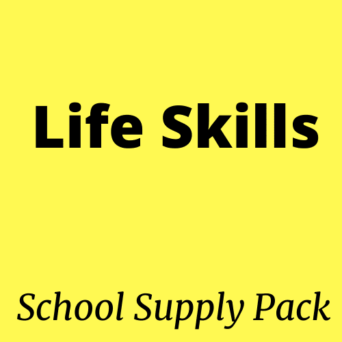 Life Skills Grade School Supply Pack Sonora Elementary Pala Supply