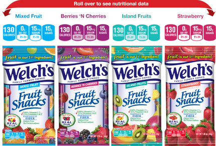 Welch's Fruit Snacks Fundraiser - 1 Case (4 Carriers of 30 Bags)