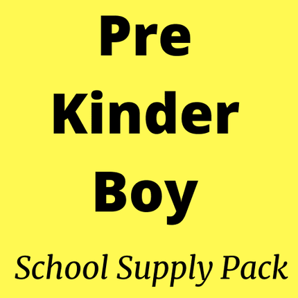 PreKindergarten BOY w/ Mat School Supply Pack - Staples ES